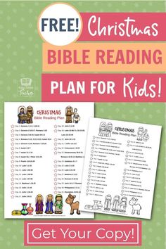 the christmas bible reading plan for kids