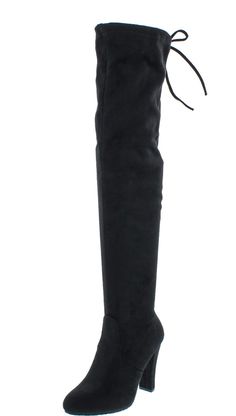 PRICES MAY VARY. 100% Synthetic Imported Rubber sole Boot opening measures approximately 14" around Forever Link is a fashion shoe brand based in California. Forever Link offer a wide array of styles including heels, wedges, flats, shoes, sandals and boots. Slim Fit Thigh High Boots, Rubber Sole Boots, Heel Stretch, Black Heel Boots, Pull On Boots, Thigh High Boots, Thigh Highs, High Boots, Over The Knee