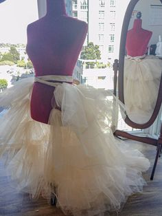 Tulle Overlay With a Train /tutu / Dress / Women / Clothing / - Etsy Birthday Skirt, Tutu Women, Mermaid Photos, Mannequin Dress, Rainbow Wedding, Prom Formal, Tutu Dress, A Train, I Dress