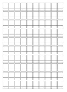 a blank sheet of paper with squares and lines in the middle, on top of each other