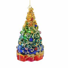 Immerse Yourself In A Truly Magical Sensation Of Holiday Magic With This Luxurious, Beautifully Designed Ornament From Poland. Decorate Or Celebrate With Tree Of Pride. The Hand-Painted Rainbow Hued Tree With Glittered Multi-Colored Bulbs Celebrates The Individuality Of Everyone.. 7 In H X 3.75 In W X 4 In D. Purchase includes 1 Glass Ornament. Easter Tree Ornaments, Rainbow Bunting, Valentine Tree, Painted Rainbow, Rainbow Decorations, Christmas Products, Easter Tree, Big Dot Of Happiness, Heart Ornament