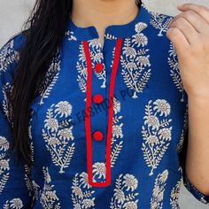 Collar Neck Kurti Design, Collar Neck Kurti, Neck Kurti Design, Collar Neck Design, Kurta Designs For Women, Collar Kurti, Neck Designs For Suits, Kurti Design, Collar Neck