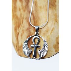 "Materials: Sterling Silver 925 Ankh Cross Angel Wings Pendant Necklace, Sterling Silver Ankh Pendant, Key of Life Pendant, Egyptian Cross Ankh Necklace, Egyptian jewelry The official meaning of the Ankh symbol is \"life\". It also translates as \"breath of life\" and may be referred to as \"the key of life\". If you need a chain of a different model, you can purchase it separately by selecting the size and model from the link. Snake chain 16 \"18\" 20 \" 24\" 30\" Sterling Silver 925 Chain in t Symbolic Pendant Necklaces Stamped 925, Sterling Silver Cross Necklace In Amulet Style, Symbolic Pendant Necklace Stamped 925, Spiritual Ankh Necklace Nickel Free, Symbolic 925 Stamped Pendant Necklace, Sterling Silver Ankh Necklace In Silver, Handmade Silver Ankh Necklace, Sterling Silver Ankh Necklace, Symbolic Sterling Silver Ankh Necklaces