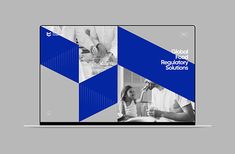 an image of people in the background with blue and white squares on it, as well as text that reads good food regulation scheme