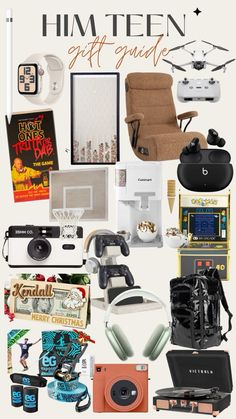 a collage of various items that include electronics, books, and other things to buy