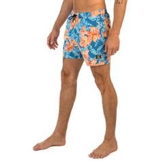 Dive into summer with our Rio-inspired men's swim shorts. Embrace the tropical Brazilian style and enjoy the beach in comfort and style. Our shorts are designed for the modern man who wants to make a statement while enjoying the sun, sand, and sea. Shop now and upgrade your swimwear collection with our vibrant and trendy Rio-inspired swim shorts. Tropical Style Blue Swim Trunks With Built-in Shorts, Tropical Swim Trunks With Built-in Shorts For Surfing, Orange Swim Trunks With Built-in Shorts, Brazilian Style, Tropical Multicolor Swim Trunks With Built-in Shorts, Blue Swim Trunks With Built-in Shorts And 4-way Stretch, Sand And Sea, Mens Swim Shorts, Enjoying The Sun