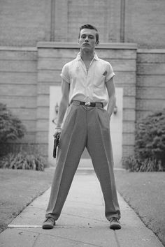 50s Style Men, 1950s Fashion Menswear, 50s Mens Fashion, Greaser Style, 1940s Mens Fashion, 1950s Mens Fashion, Look 80s, Don Pedro, 50s Outfits