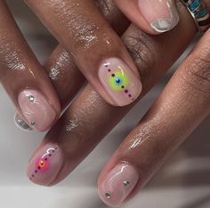 Romantic Nails, Drip Nails, Nail Jewels, Jersey City