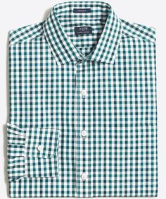 J.CREW Button-front shirt in gingham pattern TEMPORARY CLEARANCE PRICE _______________________________________ RETAIL: $69.50 (after NY state taxes = $75) CONDITION: New with Tag  COLOR: Frosted Spruce (White with Dark Teal pattern) MATERIAL: Cotton  SIZE: Small  ______________________________ COMBINED SHIPPING DISCOUNT: We provide a combined shipping discount whenever possible. We generally provide about a $3 discount off the shipping fee for each additional item after the first.  COMBINED SHIPPING DIRECTIONS: When buying multiples of the same exact item, the discount should be automatic. If buying multiples of different items, please add all items to your shopping cart, then pay for the entire order together. The discount will be sent as a partial refund after the shipping label is print Gingham Tops For Business Casual In Spring, Classic Gingham Shirt For Fall, Classic Plaid Shirt For Spring, Plaid Shirt For Business Casual In Spring, Plaid Tops For Business Casual In Spring, Teal Pattern, Gingham Pattern, J Crew Dress, Gingham Check