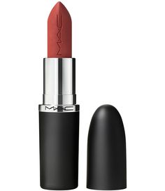 MAC's iconic lipstick has been maxed out to give lips more with a silky-matte finish and good-for-lips formula that looks richer&#x2C; feels better and lasts longer. Get more color with full-coverage&#x2C; pigment-rich payoff in MAC's widest range of artist-approved shades. Get more comfort with a creamy blend of coconut oil&#x2C; shea butter and cocoa butter that conditions and nourishes lips. Get more care with instant and e Mocha Lipstick, Red Lipstick Matte, Cafe Mocha, Café Mocha, How To Look Rich, Matte Red, Mac Makeup, Professional Makeup Artist, Makeup Brands