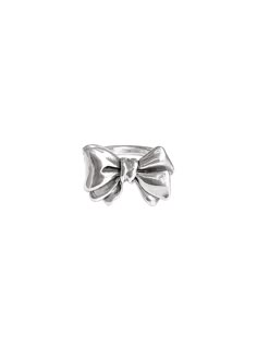 Editor's NotesVVVi's jewelry is unique and joyful to wear everyday.- Bow shaped ring- Notable large size- Lovely and youthful- Silver with allergy safe Measurements(in.)- Size: #9 11 13Composition & Care- Silver925  CZ- Anti-allergy plating.- Please purchase carefully for whom are sensitive skin may experience an allergic reaction- Due to the nature of beads and pearls  there may be slight scratches.- Discoloration may occur due to exposure to air  moisture  sweat  or water.-Recommended Cute Silver Jewelry, Ribbon Ring, Bow Ring, Dope Jewelry, Funky Jewelry, Jewelry Lookbook, Allergic Reaction, Girly Jewelry, Dream Jewelry