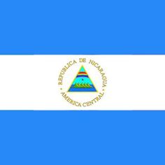 the flag of the state of el salvador is shown in blue and white, with a triangle