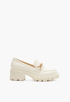 Material: Faux Leather Heel Height: 2.25" Platform Height: 0.75" Measurements will vary slightly Imported Cream Dress Shoes, Grandma Shoes, Wedding Platform, Wedding Shoes Platform, Aesthetic Birthday, White Loafers, Wide Width Boots, Dream Aesthetic, Fashion Shoes Flats