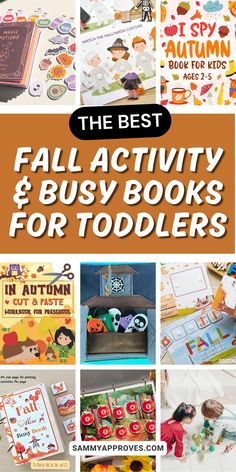 collage of toddler activity books with a fall or halloween theme Fall Counting Books Preschool, Halloween Toddler Learning Journal, Halloween Toddler Books, Halloween Books With Activities, Classic Halloween Books, Activity Books For Toddlers, Halloween Themed Activities, Toddler Discipline, Fall Preschool Activities