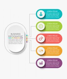 a business info graphic with four options