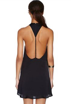 Back Dress Ideas, Lose Dress, Racer Back Dress, Chic Black Dress, Dress Back, Summer Chic, Mode Inspo, Back Dress, Looks Style