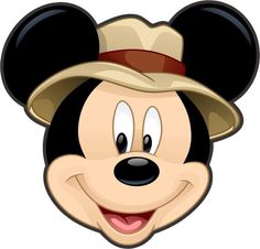 a cartoon mickey mouse wearing a hat