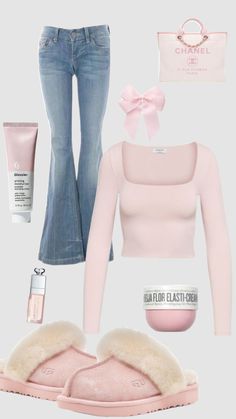 Croquette Outfits, It Girl Outfit, Locker Ideas, Simple Trendy Outfits, Cute Everyday Outfits, Pink Outfits, Cute Simple Outfits