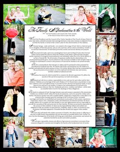 a collage of photos with the words, family and friends