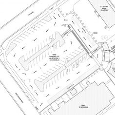 an aerial view of the ground plan for the new building, which is currently under construction