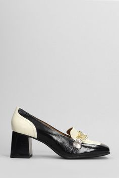 Pumps in black patent leather, square toe, slip on, horsebit detail, brushed leather, block heel, leather sole, heel 65 mm, 100% leather, Made in SpainGender: WomenMaterial: PATENT LEATHERColor: BlackMade in: ESProduct ID: 404990_28403*Import tax/duty will be calculated at checkout (If applicable) Black Patent Leather Block Heels For Work, Chic Patent Leather Loafers With Sculpted Heel, Square Toe Patent Leather Block Heels For Office, Black Patent Leather Block Heels With Square Toe, Patent Leather Square Toe Office Heels, Square Toe Patent Leather Office Heels, Patent Leather Square Toe Heels For Office, Square Toe Patent Leather Heels For Office, Square Toe Patent Leather Court Shoes For Office