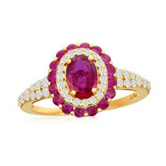 PRODUCT INFORMATIONMetal: 14k Gold YellowSTONE INFORMATIONStone Type: RubyNumber of Stones: 17Shape: OvalCarat Weight: 1.1 CTWStone Type: White DiamondNumber of Stones: 36Shape: RoundCarat Weight: 0.38 CTW Levian Rings, Edwardian Jewelry, Le Vian, Everlasting Love, Pretty Rings, Vintage Jewels, Black Art, Heart Ring, Ruby