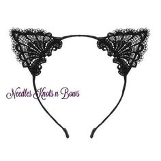 Search Results · Needles Knots n Bows · Online Store Powered by Storenvy Kitten Costumes, Lace Costume, Cat Ear Headband, Cat Ears Headband, Cute Black Cat, Party Headband, Headband Jewelry, Cute Black Cats, Head Bands