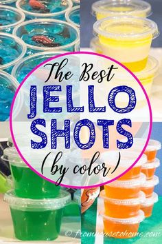 the best jello shots by color