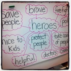 a white board with writing on it that says save people, heros, protect people