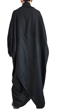 Casual Black Batwing Sleeve Dress, Casual Black Dress With Batwing Sleeves, Black Relaxed Fit Tunic Dress, Loose Long Dress, Oversize Fashion, Style Noir, Abaya Fashion, Long Sleeve Midi, Long Sleeve Midi Dress