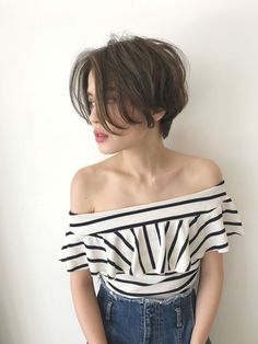 Hairstyle Highlights, 일본 패션, Long Pixie, Short Hair Balayage, Short Haircut, Trending Hairstyles