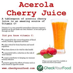 The health benefits of acerola cherry juice - Check Your Food Acerola Cherry Benefits, Forest Recipes, Drinks Smoothies, Protein Shake Smoothie, Acerola Cherry, Healthy Drinks Smoothies