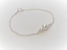 Delicate Sterling Silver Bracelet For Wedding, Hypoallergenic Sterling Silver Bracelets For Wedding, Dainty Sterling Silver Adjustable Bracelet For Wedding, Dainty Sterling Silver Bracelet For Wedding, Delicate Silver Bracelets For Bridesmaids, Dainty Sterling Silver Chain Bracelet For Wedding, Delicate Silver Bracelet For Bridesmaid, Dainty Silver Charm Bracelet For Wedding, Silver Hypoallergenic Chain Bracelet For Weddings