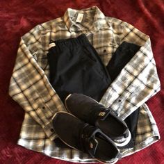 Nwt- This Is A Great Flannel For The Colder Weather. It Is Super Soft And Stylish. This Flannel Goes Great With The Old Navy Pants I Have For Sell In A Separate Listing. Casual Relaxed Fit Flannel Shirt For Winter, Casual Winter Flannel Shirt With Relaxed Fit, Casual Flannel Shirt For Winter, Casual Winter Flannel Shirt, Casual Tops For Weekend Fall Wear, Relaxed Fit Flannel Shirt For Fall Streetwear, Relaxed Fit Flannel Shirt For Winter Streetwear, Casual Relaxed Fit Flannel Shirt For Everyday, Casual Black Flannel Shirt For Winter