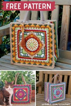 crochet tote bags with free patterns