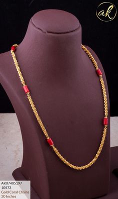 Thali Chains, Short Mangalsutra, Coral Jewellery, Delicate Gold Jewelry, Pendant Sets, Temple Jewelry, Gold Mangalsutra Designs