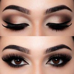 Makeup Bronze, Make Up Designs, Bronze Makeup, Best Eyeshadow, Color Makeup, Hooded Eye Makeup, Beauty Make-up, Pinterest Makeup