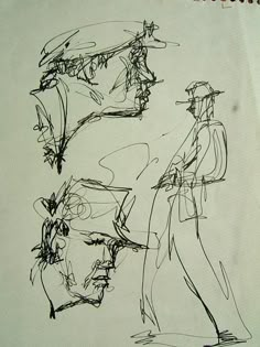 a drawing of two people standing next to each other