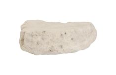 a rock is shown on a white background with no image to describe, it looks like an object that appears to be made out of cement