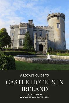 the front cover of a local's guide to castle hotels in ireland