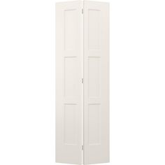 an open white door on a white background