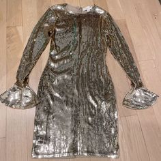 Excellent Condition Worn Once! Sequin Holiday Dress, Michael Kors Dresses, Holiday Dress, Holiday Dresses, Sequin, Michael Kors, Long Sleeve Dress, Womens Dresses, Long Sleeve