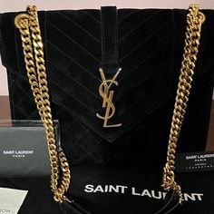 Reposhing This Item I Purchased From @Orellana05. Loved It, But Ready To Rotate For Something New. Questions? Leave A Comment Below! Designer Shoulder Bag For Night Out, Bags Ysl, Suede Bag, Saint Laurent Bags, Yves Saint Laurent Bags, Saint Laurent Paris, Paris Saint, Black Suede, Something New