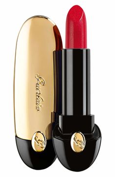 Guerlain Lipstick, Guerlain Rouge G, Guerlain Makeup, Gold Lipstick, Cute Lipstick, Shiny Lipstick, Glossier Lipstick, Shine Lipstick, Rouge Lipstick