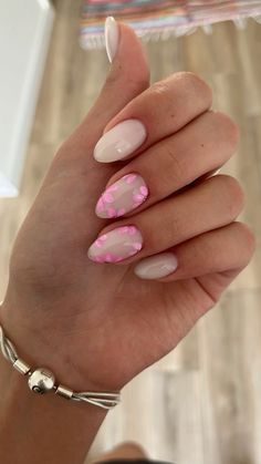 Aesthetic Nail Designs Almond, Pastel Winter Nails, Nail Inspo Round, Aruba Nails, Hawaii Nails, Teen Nails, Bright Nail Designs, Sns Nails