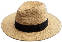 Casual Brown Straw Hat, Casual Brown Straw Sun Hat, Elegant Brown Panama Hat For Beach, Casual Brown Straw Hat For Spring, Casual Black Woven Straw Hat, Casual Black Woven Panama Hat, Elegant Brown Straw Hat For Beach, Casual Black Straw Hat For Day Out, Chic Brown Straw Hat For Day Out