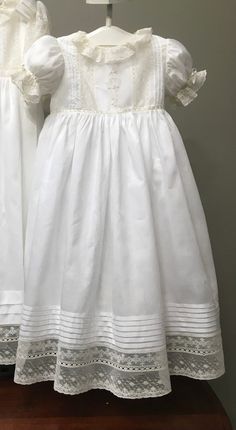 Christian Wear, White Butterfly Dress, Blessing Gown, Sew Ideas, Christening Dresses, Flower Girl Gown, Romantic Dresses