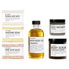 Bath + Body Kit | Huckberry Apothecary Beauty, Makeup Wallpaper, Fig And Yarrow, Coffee Body Scrub, Wood Bath, Face Scrub Homemade, Milk Bath, Bath Body, Clean Beauty