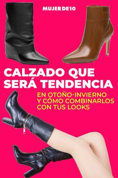 ¡Botas, mocasines, zapatos con punta cuadrada y puntiagudos son los diseños que conquistaran esta temporada!