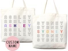 "Personalized Name Tote Bag, Customized Name Gift, Custom Name Tote Bag, Personalized Gift, Personalized Bag Tote Thank You Bag Custom Tote Shopper Thank You Bag Custom Gift For Her Personalized Gift For Her Reusable Bag Grocery Bag Custom Tote Shopper Aesthetic Bag Thank You Bag Custom Gift for Mom canvas tote bag, tote bag canvas, eco friendly bag, aesthetic tote, reusable bag, canvas bag, tote shoulder bag ❤️ WHY SHOULD I ORDER FROM YOU? ❤️ We create gorgeous bags that are both sustainable an Everyday Personalized Multicolor Bags, Personalized Multicolor Bags For Everyday, Multicolor Personalized Bags For Everyday Use, Personalized Multicolor Bags For Everyday Use, Aesthetic Bag, Thank You Bags, Aesthetic Bags, Tote Bag Custom, Bag Aesthetic